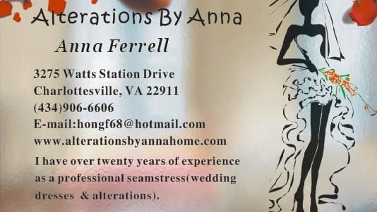 Alterations By Anna Home(By appointment)