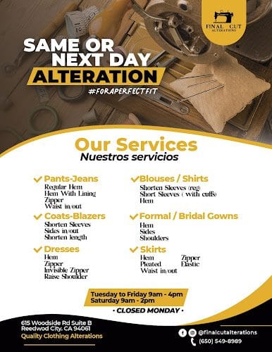 Final Cut Alterations