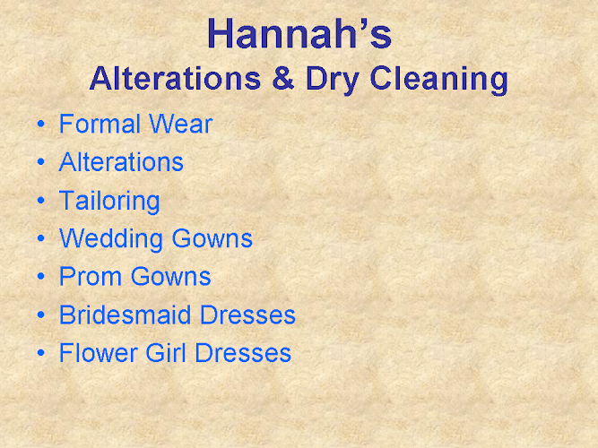 Hannah’s Alterations