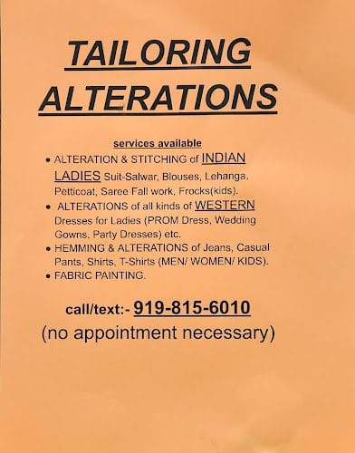 LADDI’s Tailoring & Alteration (All Kind of Western, Punjabi/Indian Dresses Of MEN, WOMEN, KIDS)