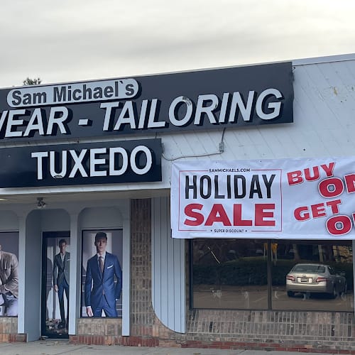 Sam Michael’s Menswear Tailoring & Tuxedos