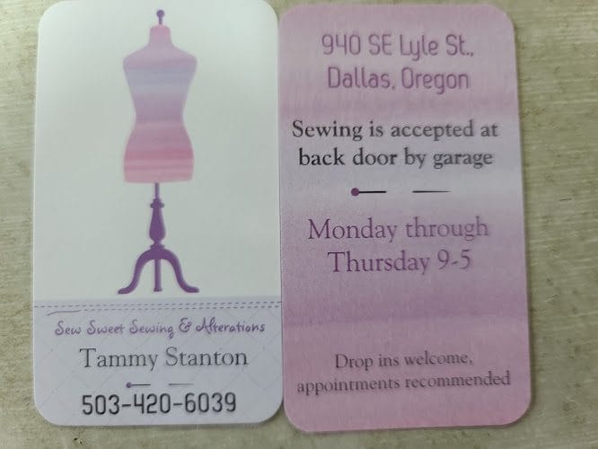 Sew Sweet Sewing & Alterations