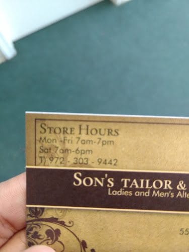 Son’s Tailor