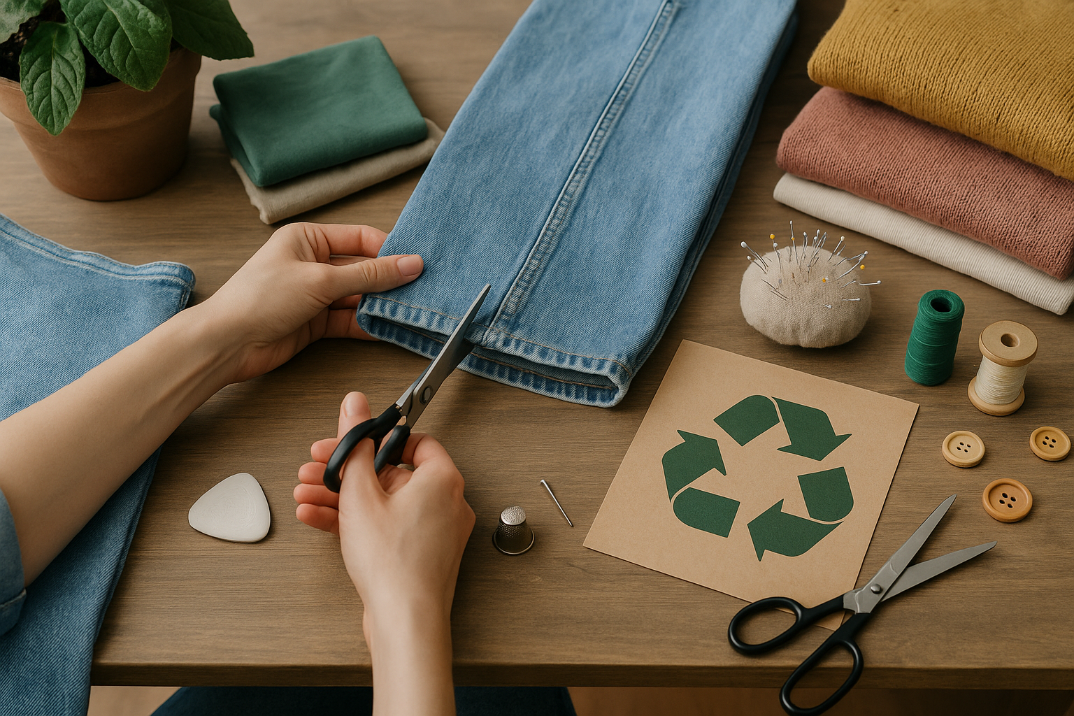 Eco-Friendly Guide: How to Upcycle Old Clothes 1 Cover Image for upcycle old clothes article